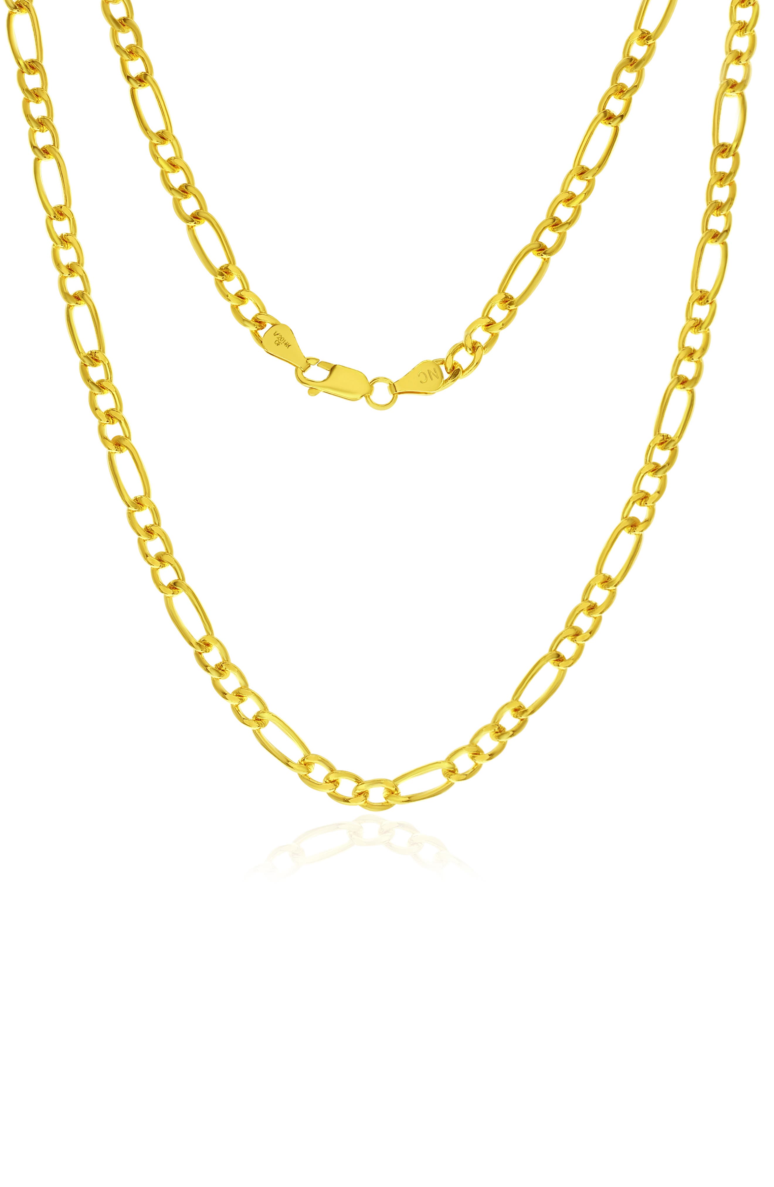 14k Gold Fill Figaro Chain Necklace
