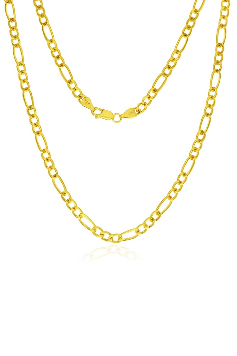 14k Gold Fill Figaro Chain Necklace, Main, color, GOLD