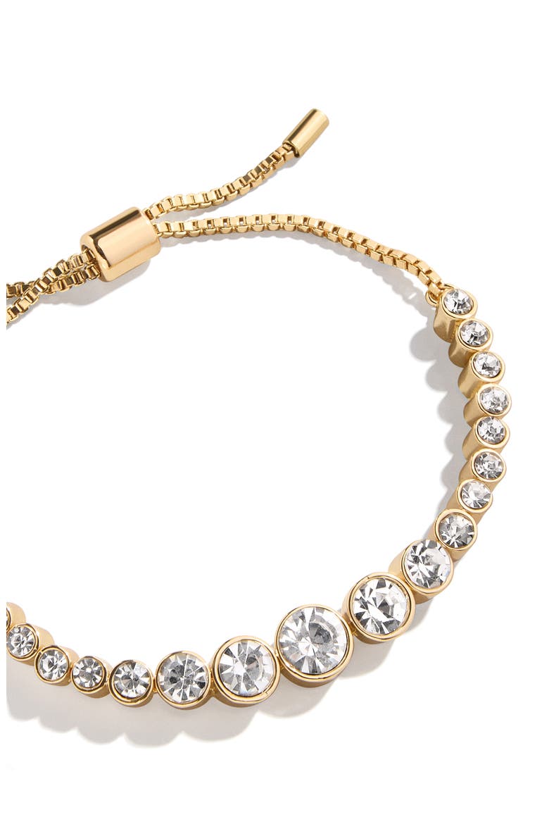 Emily Bracelet, Alternate, color, BRASS/ WHITE
