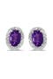  0.90Ct/Amethyst/ White Gold
