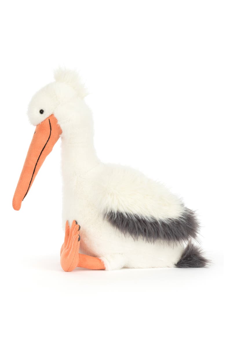Keli Pelican Large Plushie, Alternate, color, WHITE MULTI