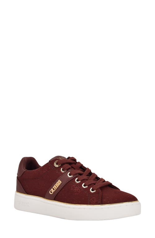Guess Britz Sneaker In Brown