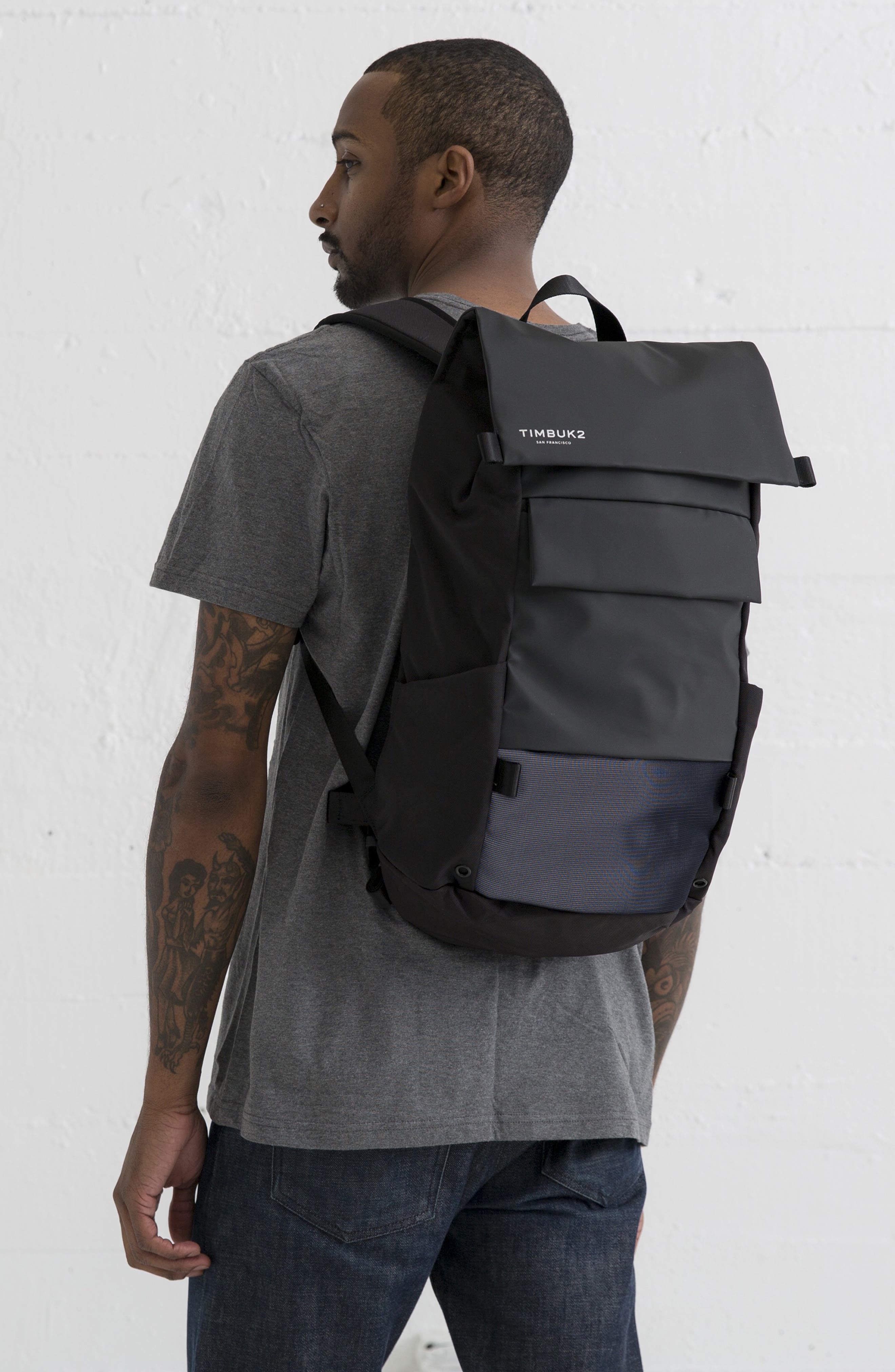 Robin Water Resistant Laptop Backpack, Alternate, color, JET BLACK