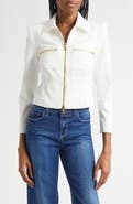L'AGENCE Calianna Zip Front Jacket