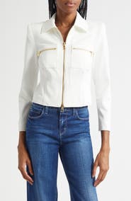 L'AGENCE Calianna Zip Front Jacket