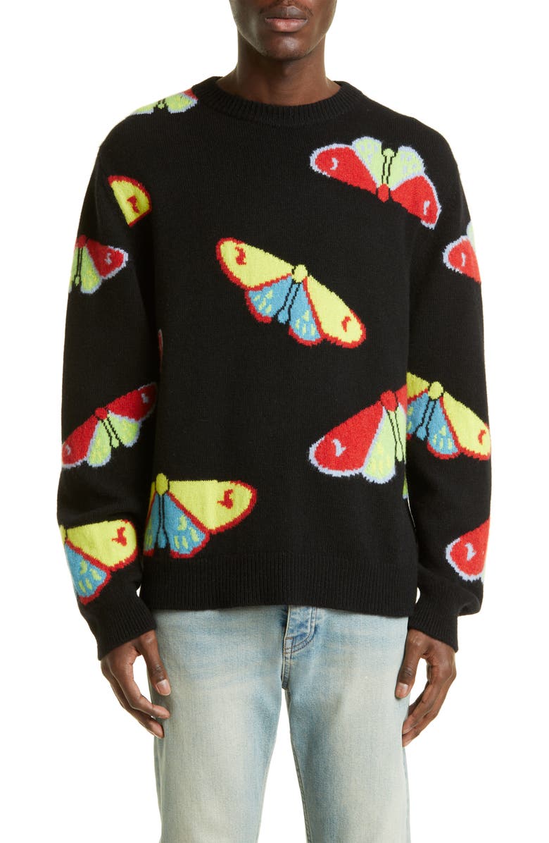 The Elder Statesman Mothy Cashmere Sweater, Main, color,