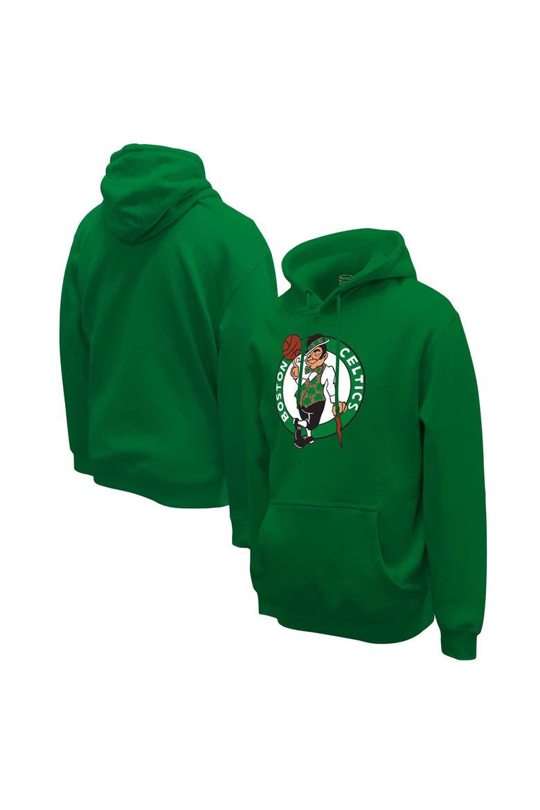 Unisex Stadium Essentials  Kelly Green Boston Celtics Primary Logo Pullover Hoodie, Main, color, Kelly Green