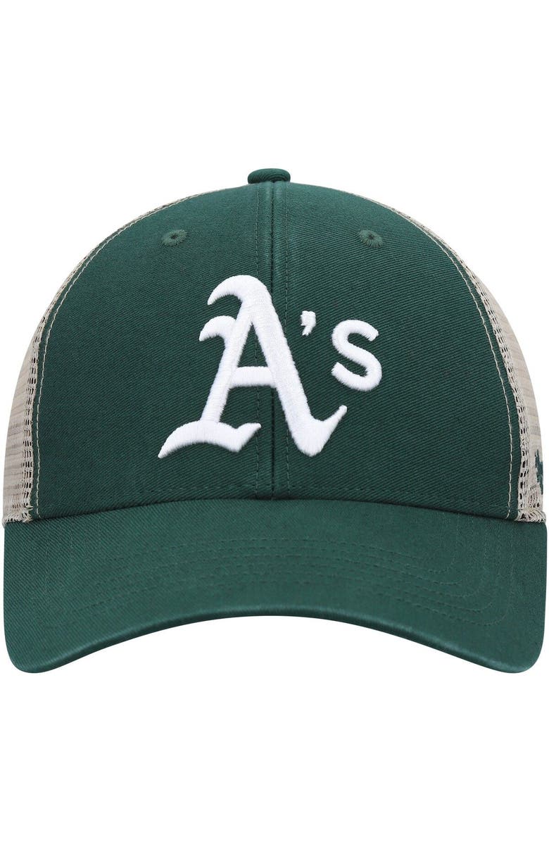 '47 Men's '47 Green Oakland Athletics Flagship Wash MVP Trucker Snapback Hat, Alternate, color, Green