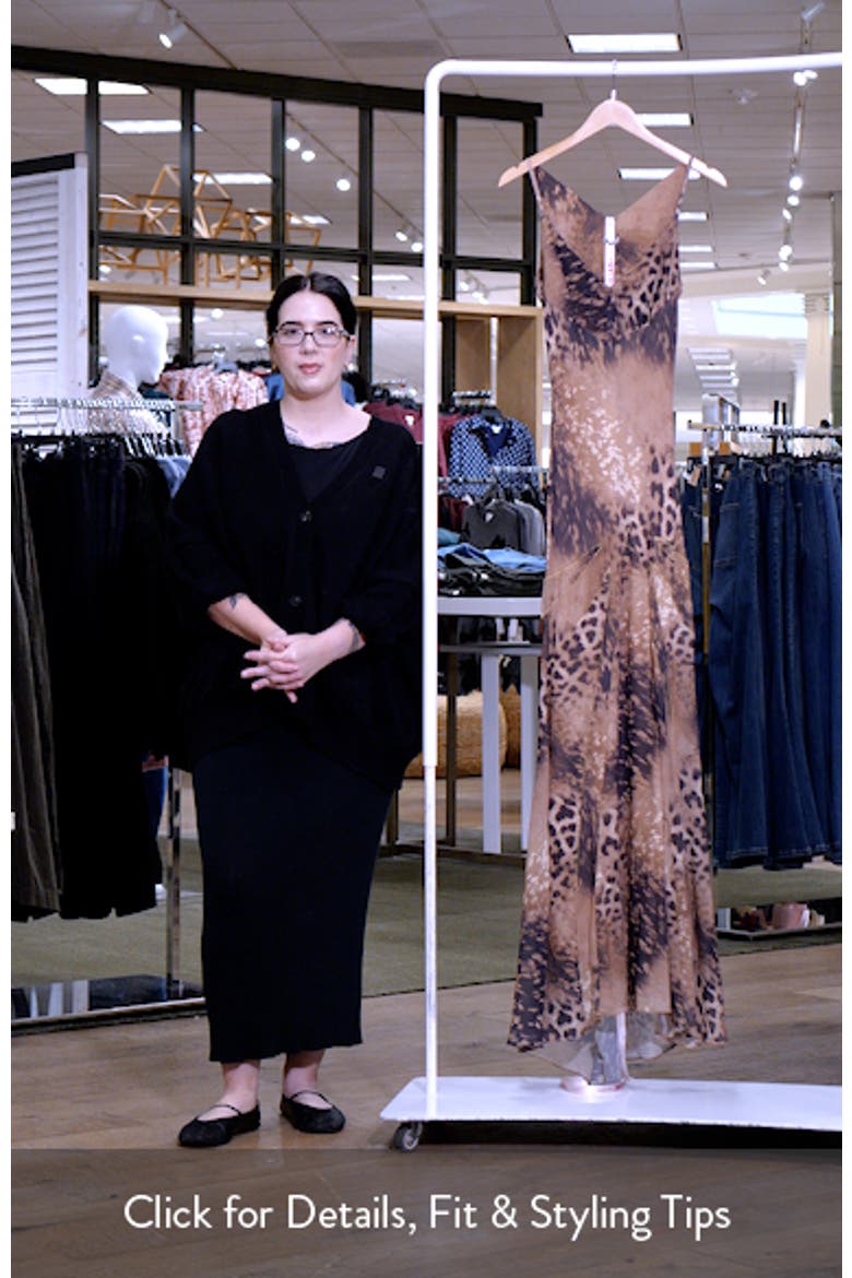 Sacha Print Georgette Gown video