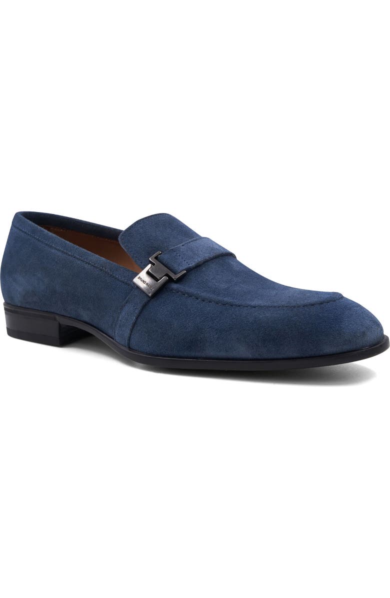 Bruno Magli Arlo Loafer, Main, color, Light Blue Suede
