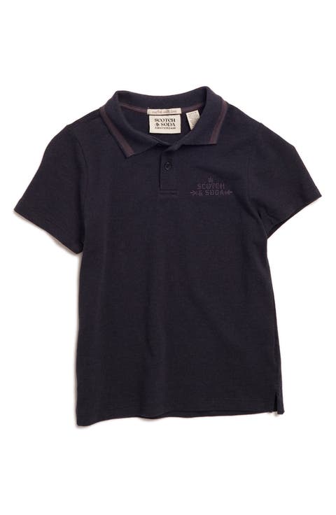 Kids' Piqué Washed Polo (Big Kid)