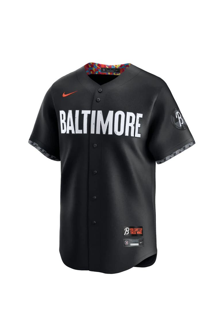 Men's Nike Cal Ripken Jr. Black Baltimore Orioles City Connect Limited Jersey, Alternate, color, Black