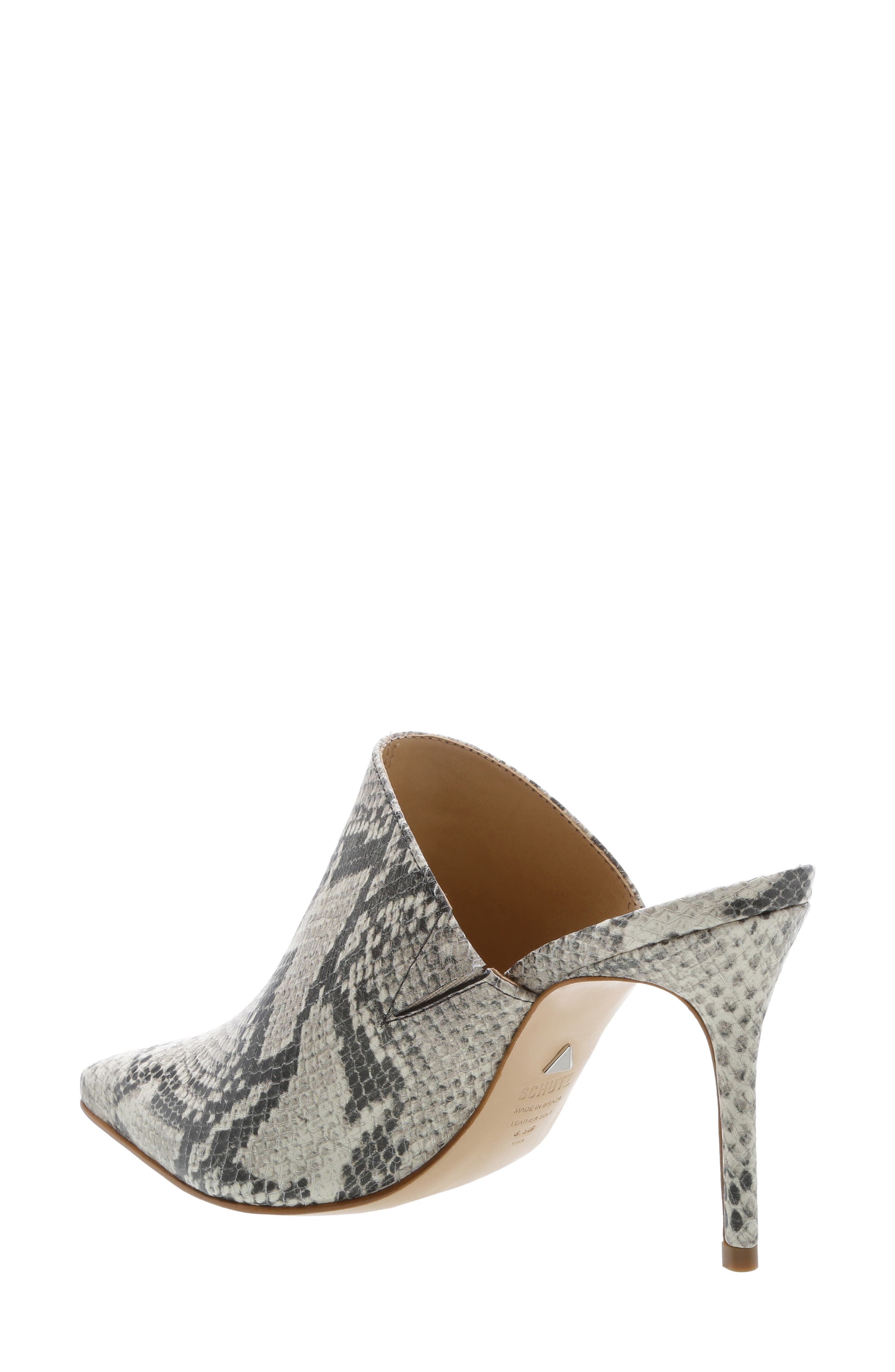 Bardot Pointed Toe Mule, Alternate, color, NATURAL LEATHER