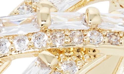 Nordstrom Rack Crossover Cz Ring In Gold