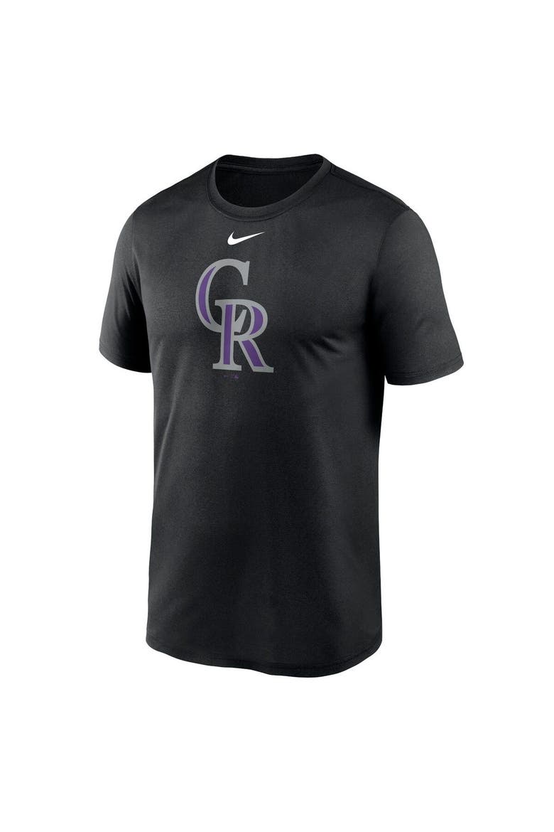 Men's Nike Black Colorado Rockies New Legend Logo T-Shirt, Alternate, color, Black