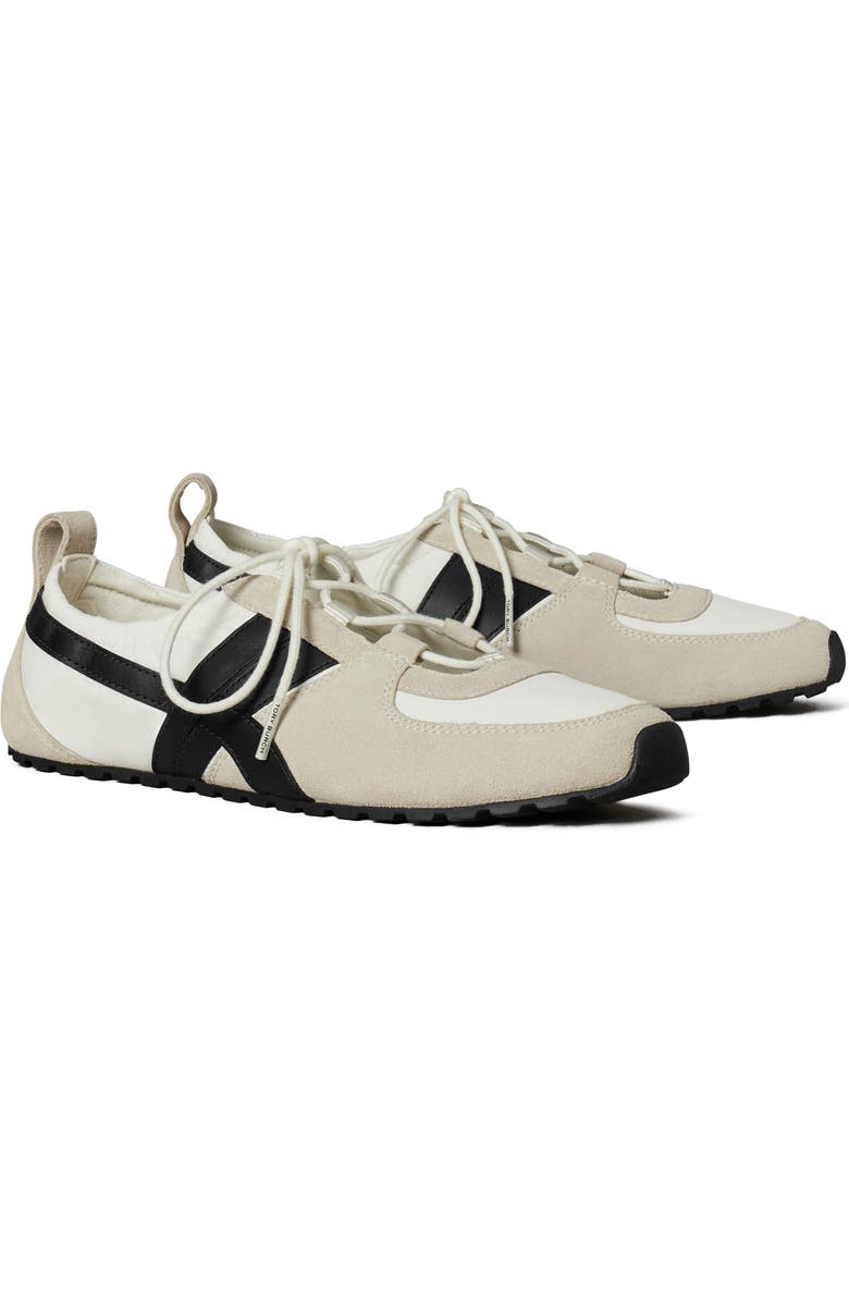 Tory Burch Hank Sneaker, Main, color, Cream / Perfect Black / Cream