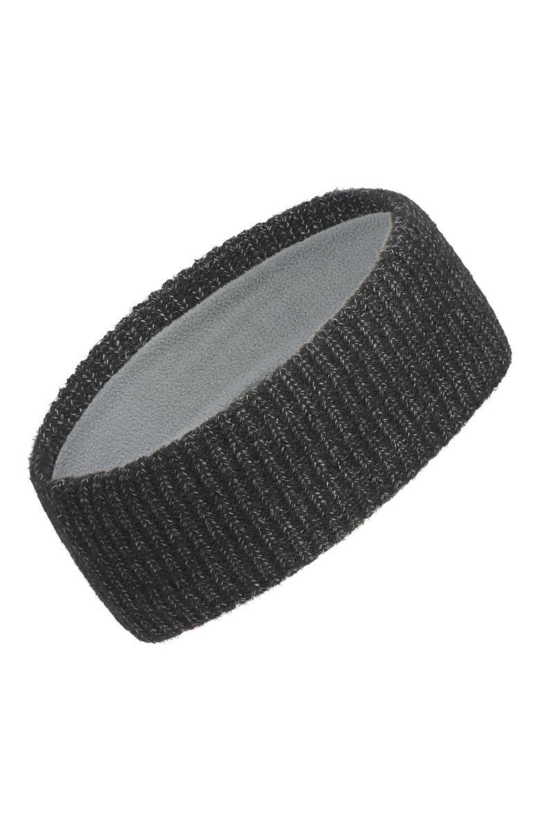 adidas Lifestyle Fuzzy Headband, Alternate, color, Black/ Grey/ White