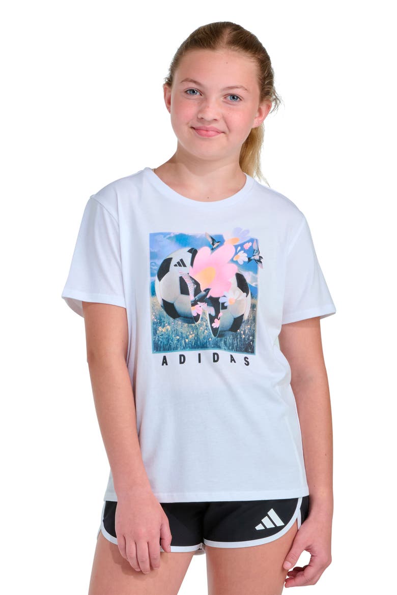 Kids' Jersey Graphic T-Shirt, Alternate, color, WHITE