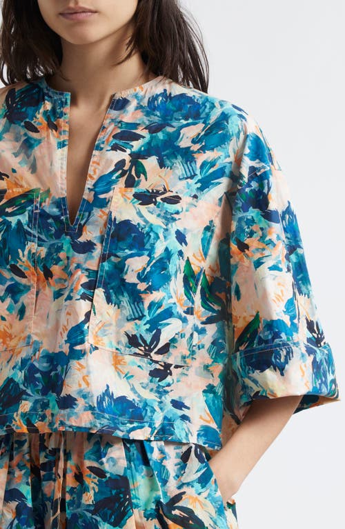 ULLA JOHNSON ULLA JOHNSON SURI FLORAL COTTON TOP