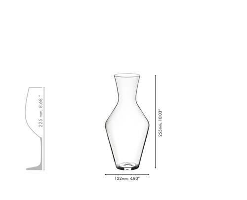 Riedel Veloce Crystal Wine Decanter, 45 Ounce Capacity In Transparent
