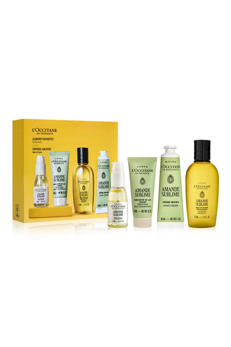 Almond Sublime 4-Piece Body Care Set, Main, color, NO COLOR