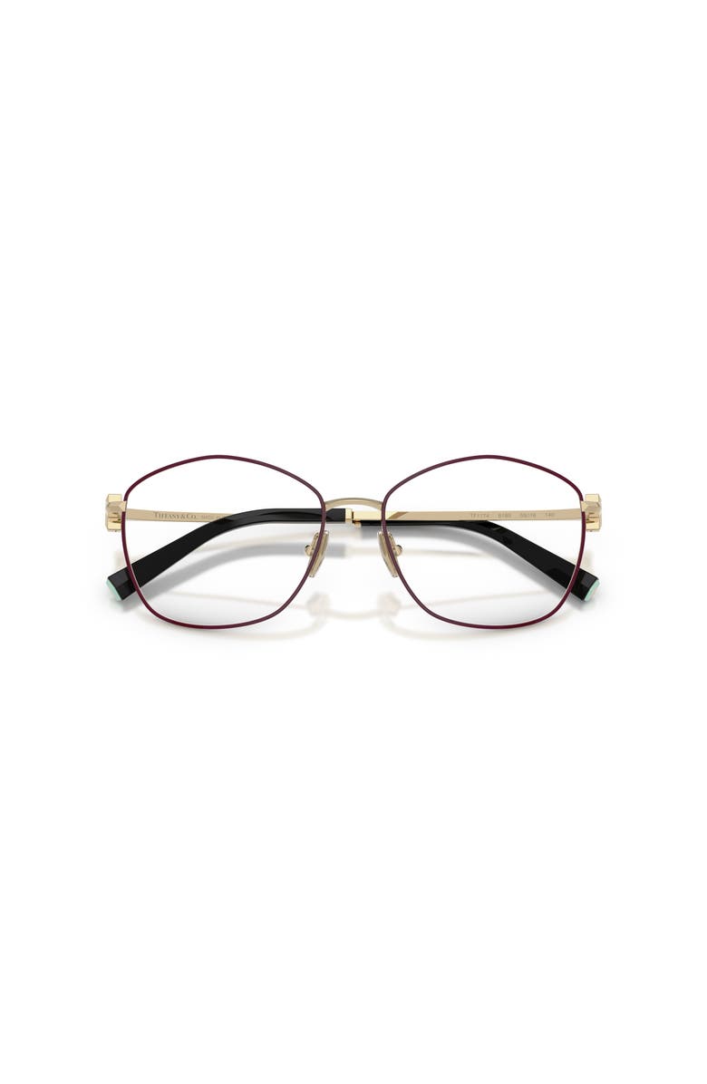 Tiffany & Co. 55mm Irregular optical glasses, Alternate, color, Violet