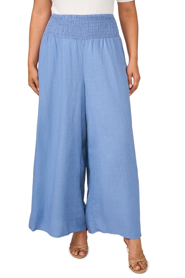 Wide Leg Pants, Alternate, color, CADET BLUE