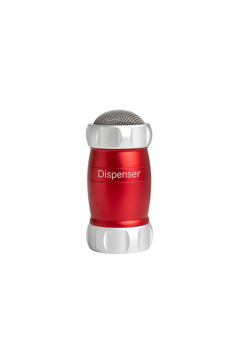 Design Line Dispenser Shaker for Flour, Powdered Sugar, and More, Main, color, Red