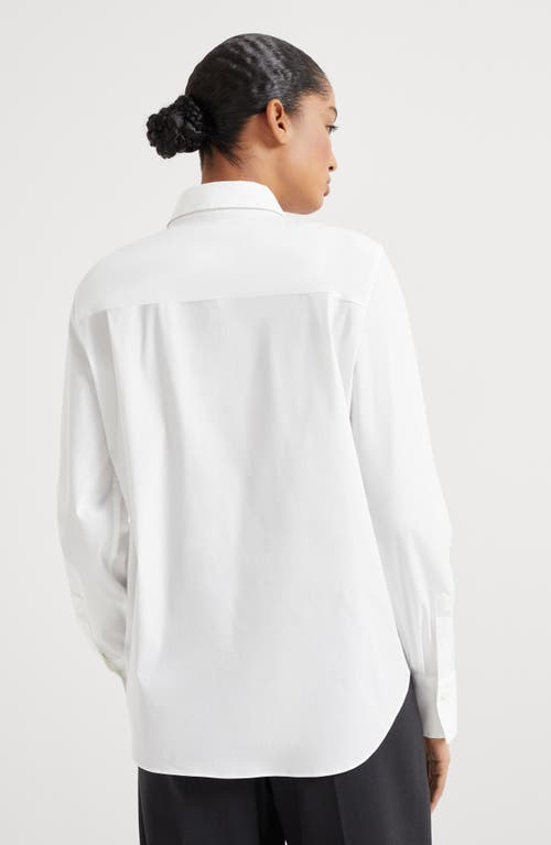 Brunello Cucinelli "shirt With Shiny In White