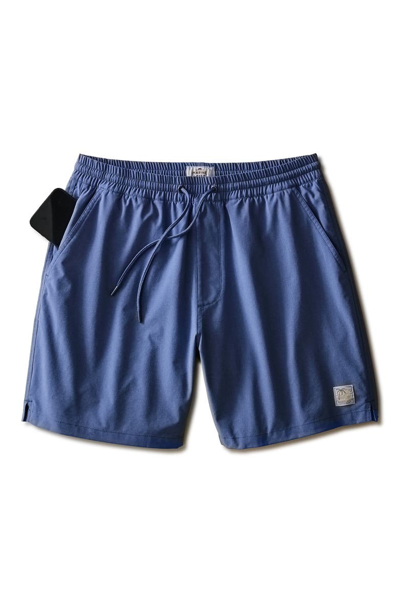 Lined Sport and Swim Shorts, Alternate, color, COASTAL FJORD