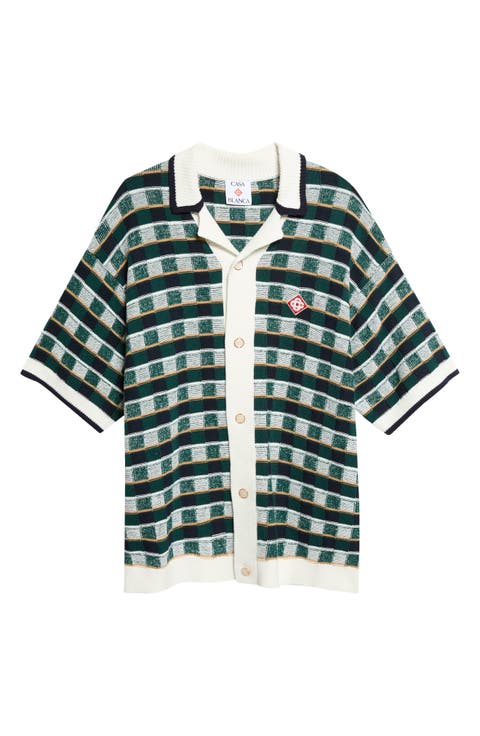 Mosaic Plaid Cardigan