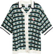Casablanca Mosaic Plaid Cardigan