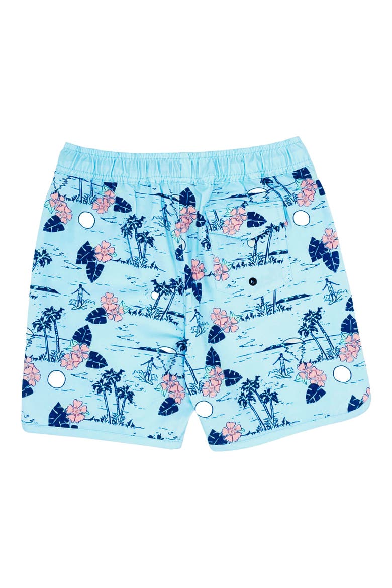 Islander Board Shorts, Alternate, color, COOL BLUE