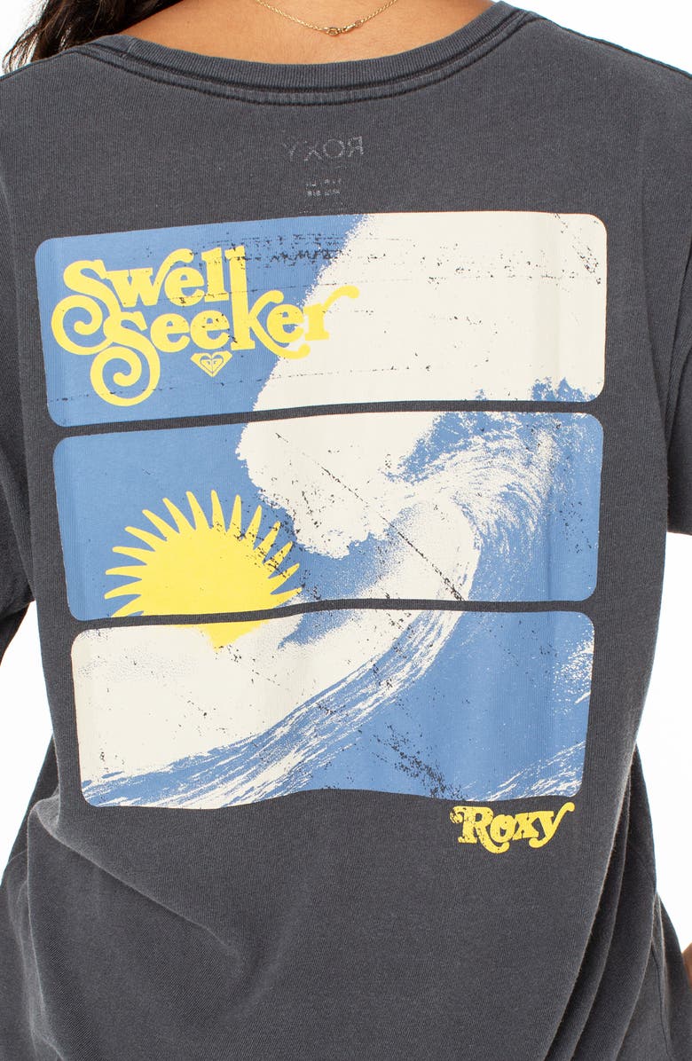 Roxy Swell Seeker Oversize Graphic T-Shirt, Alternate, color, Phantom