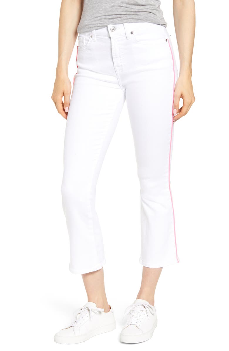 7 For All Mankind <sup>®</sup> High Waist Crop Jeans, Main, color, 