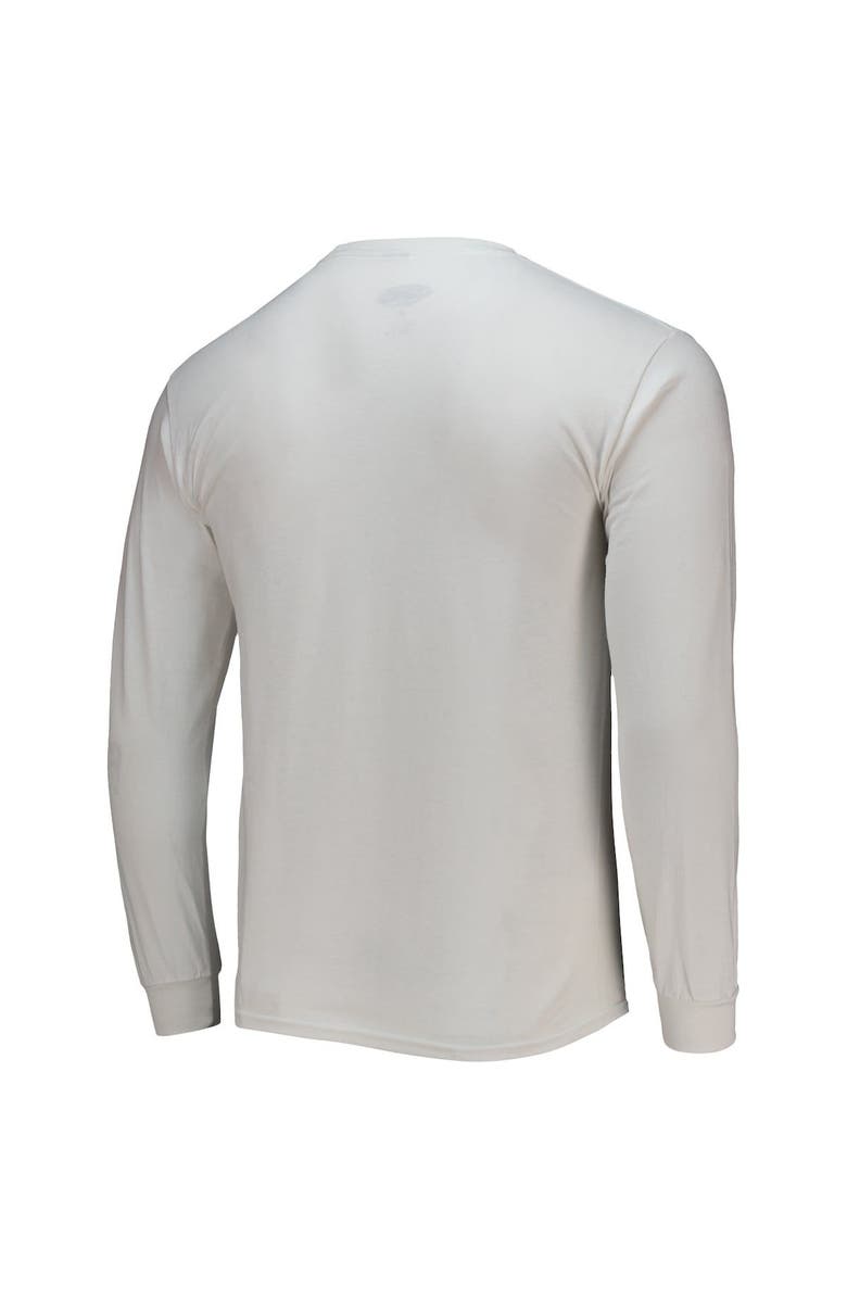 CHECKERED FLAG Men's Checkered Flag White Bill Elliott 2-Spot Long Sleeve T-Shirt, Alternate, color, White