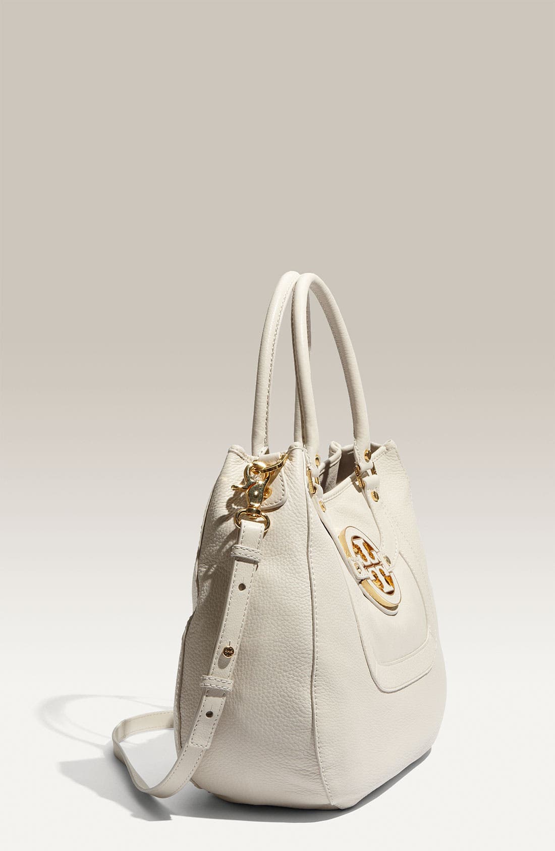 'Amanda' Leather Hobo, Alternate, color, FOSSIL