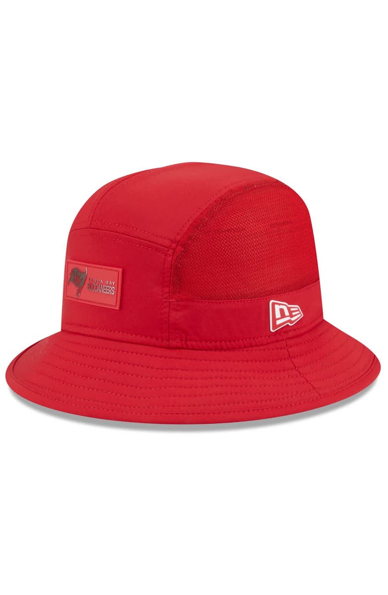 New Era Men's New Era Red Tampa Bay Buccaneers 2025 Sideline  Bucket Hat, Main, color, Red