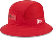 New Era Men's New Era Red Tampa Bay Buccaneers 2025 Sideline Bucket Hat