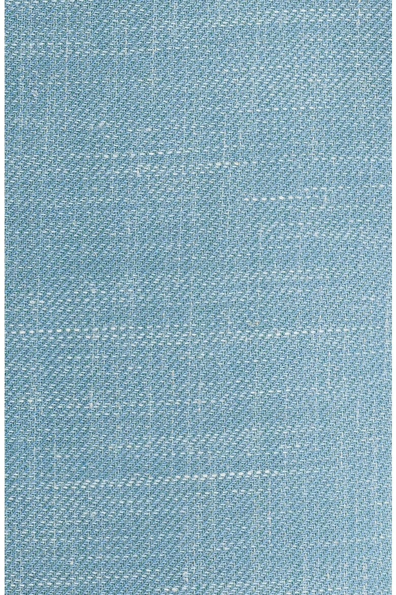 Aqua Blue Slub Wool Blend Twill Sport Coat, Alternate, color, LIGHT BLUE
