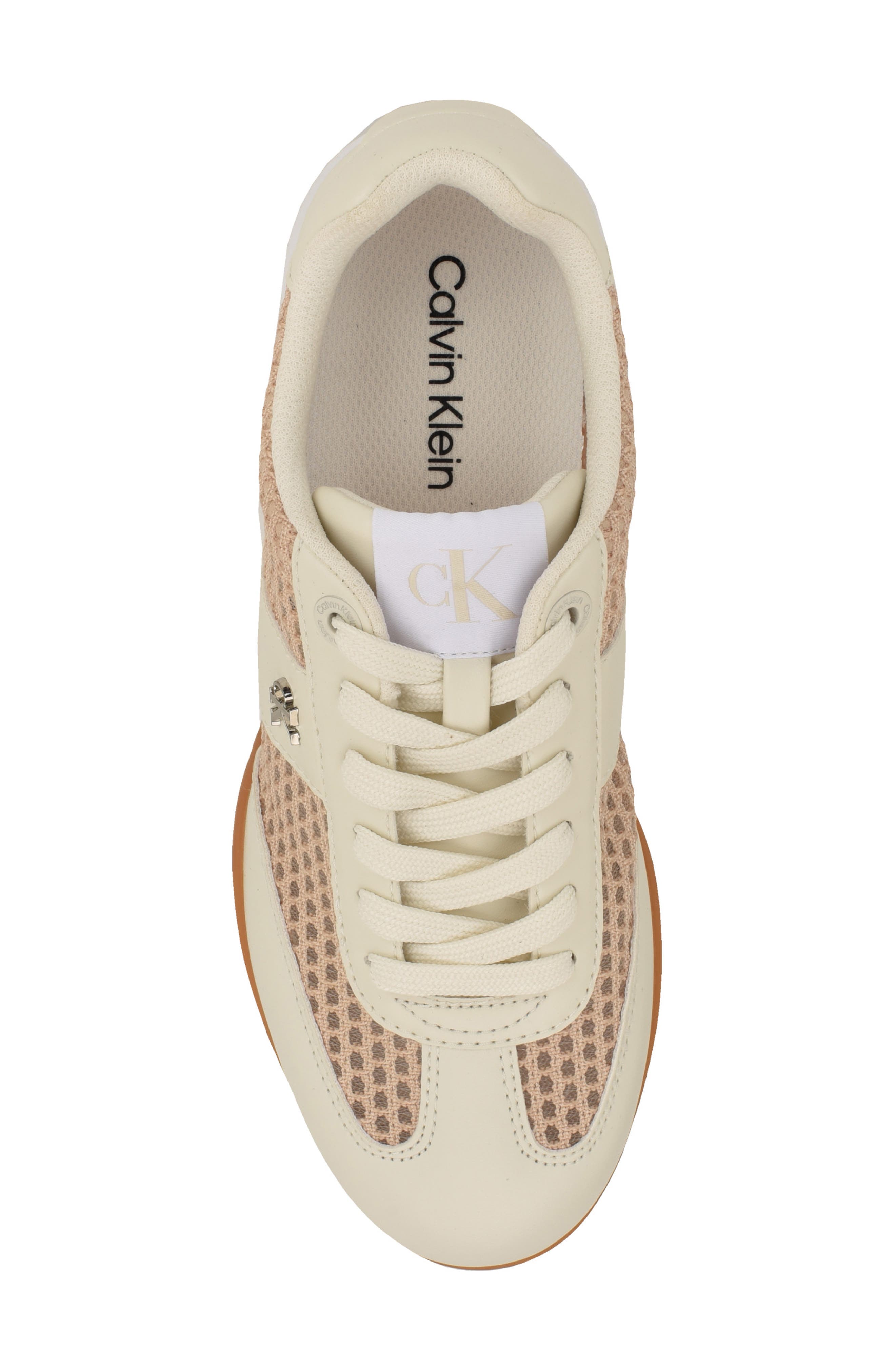 Harllow Low Top Sneaker, Alternate, color, WHITE/ BEIGE