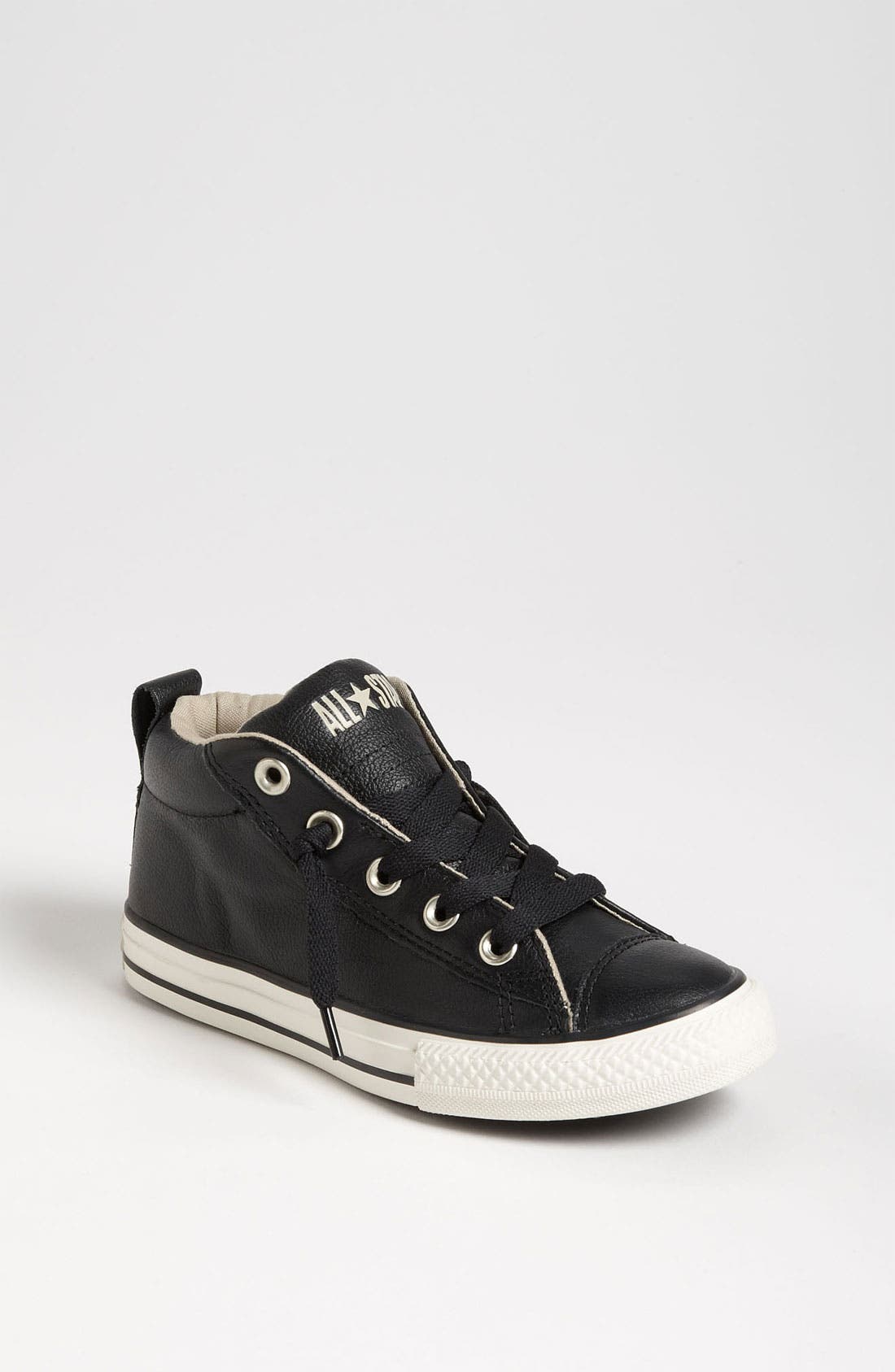 'Street' Mid Sneaker, Main, color, BLACK/ TIDAL FOAM