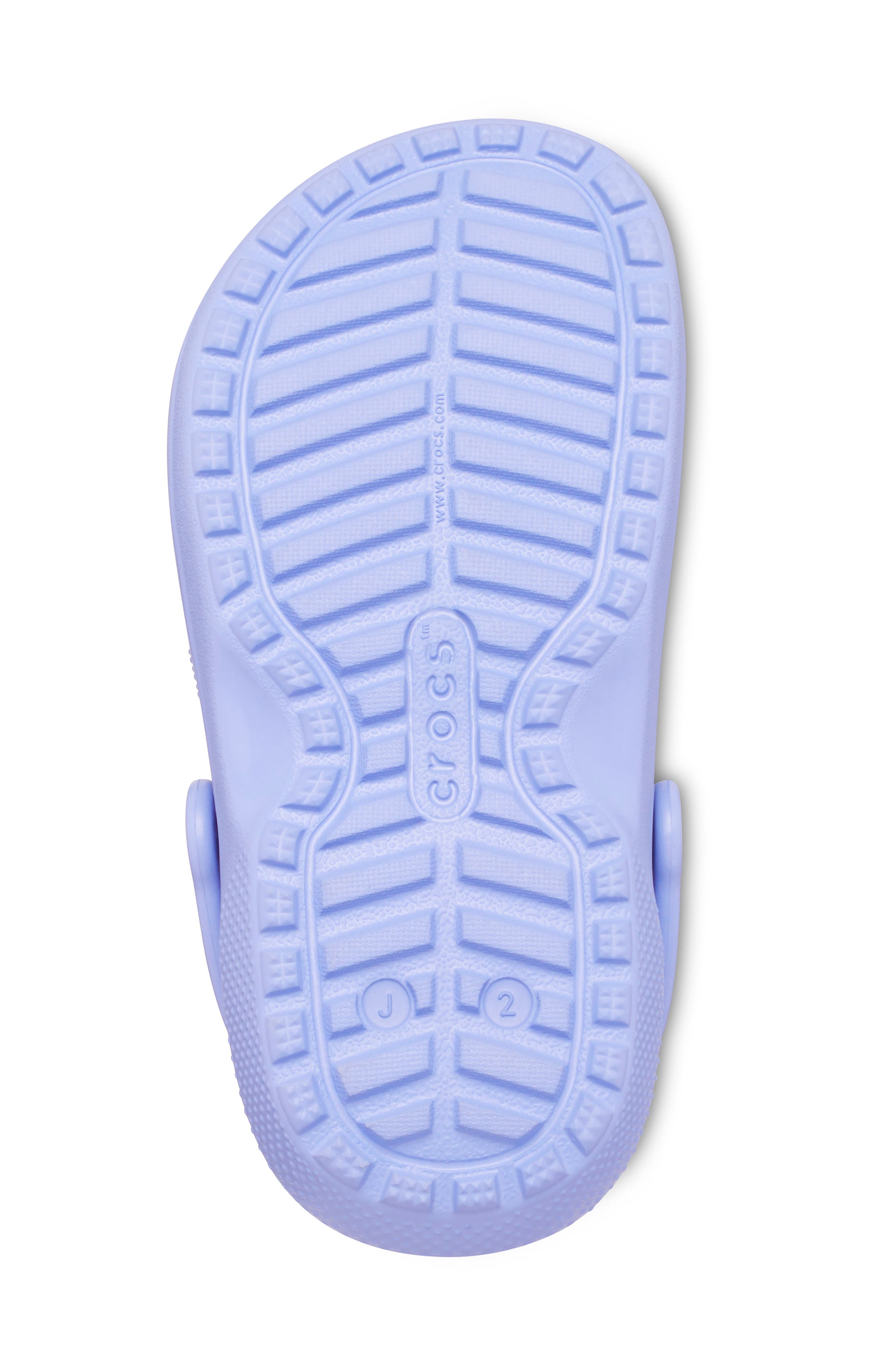 Kids' Classic Faux Fur Lined Clog, Alternate, color, DIGITAL VIOLET