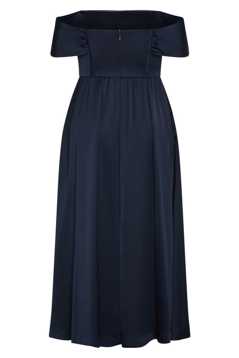 Angel Love Corset Maxi Dress, Alternate, color, NAVY