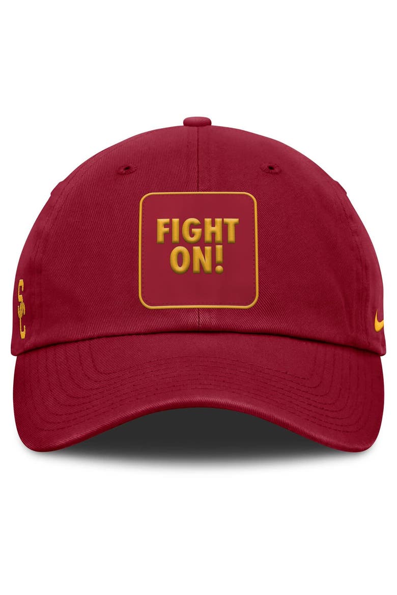 Men's Nike Cardinal USC Trojans Local Club Adjustable Hat, Alternate, color, Cardinal