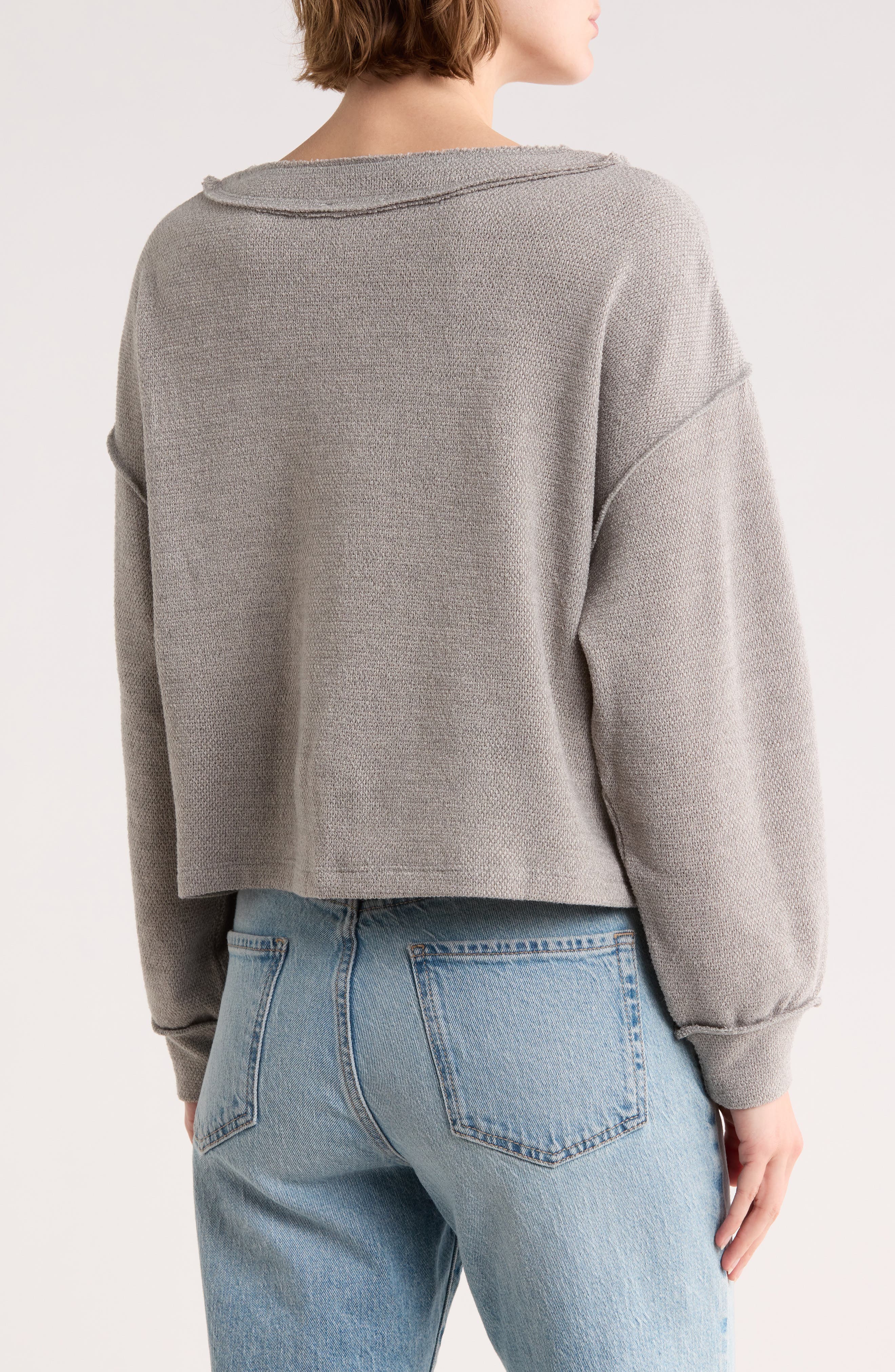 V-Neck Long Sleeve Top - image 2