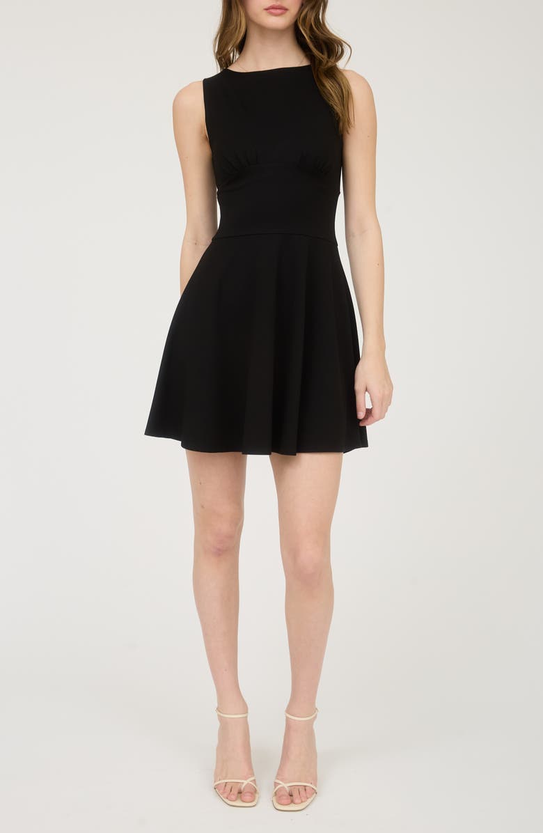 Blu Pepper Fit & Flare Minidress, Main, color,