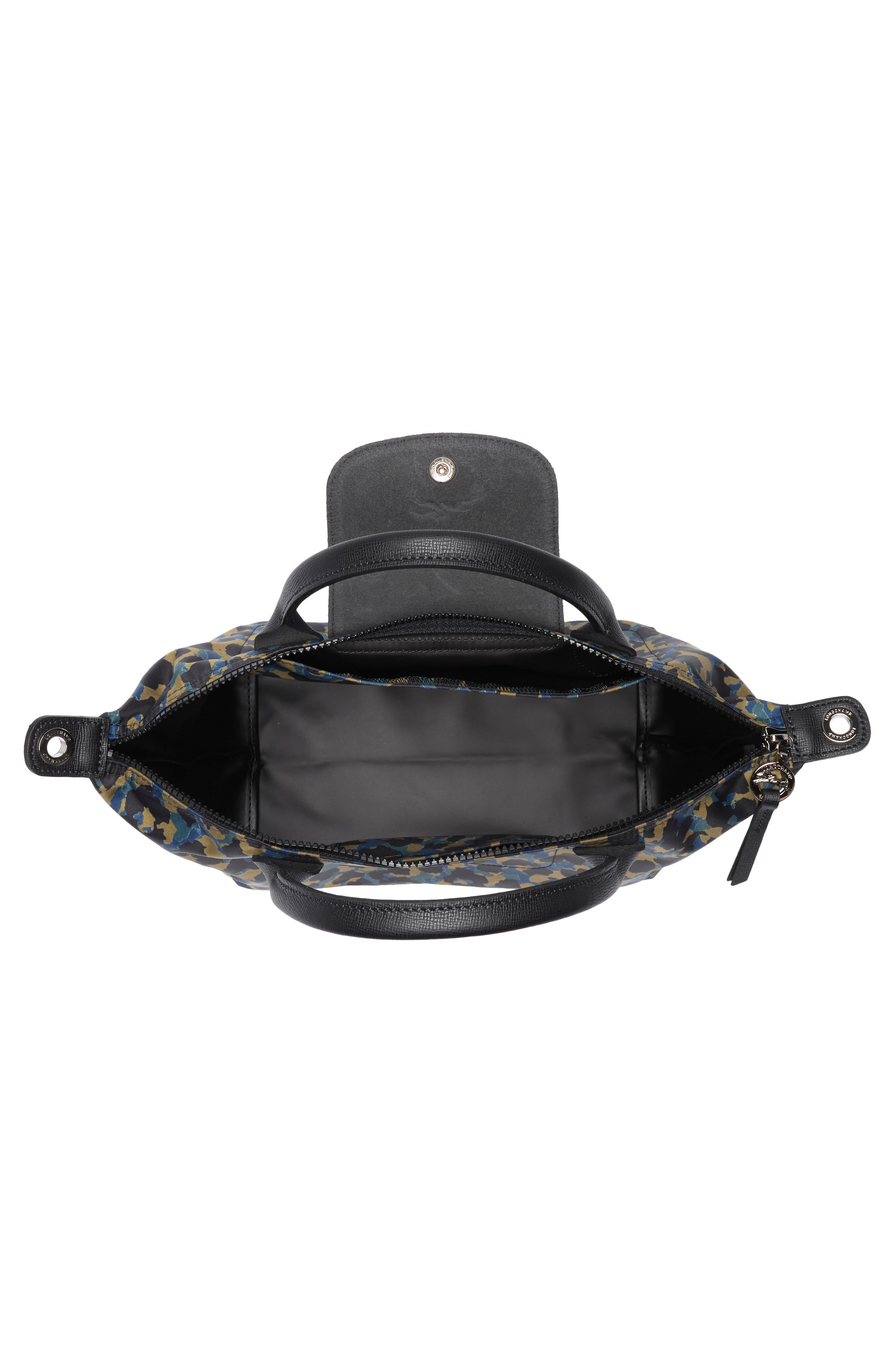 Longchamp Le Pliage Cuir Crossbody Bag, Alternate, color, 