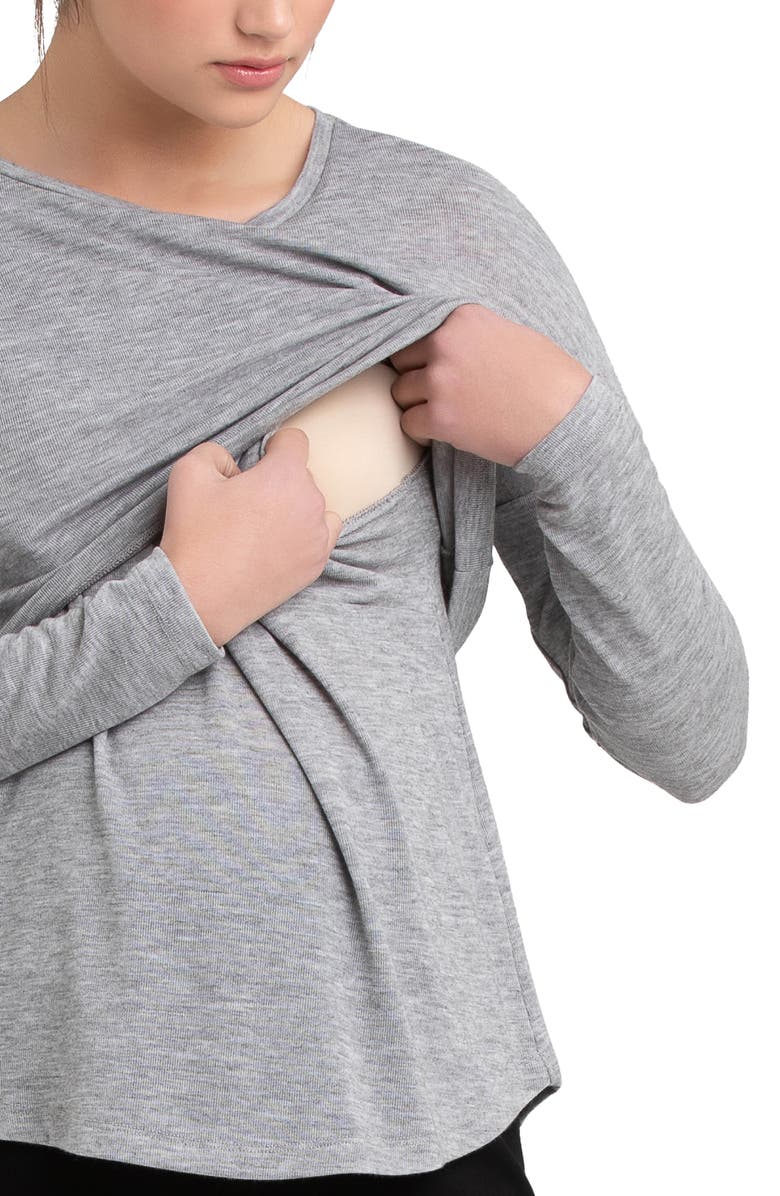 Ripe Maternity Nora Lift Up Maternity/Nursing Top, Alternate, color, 