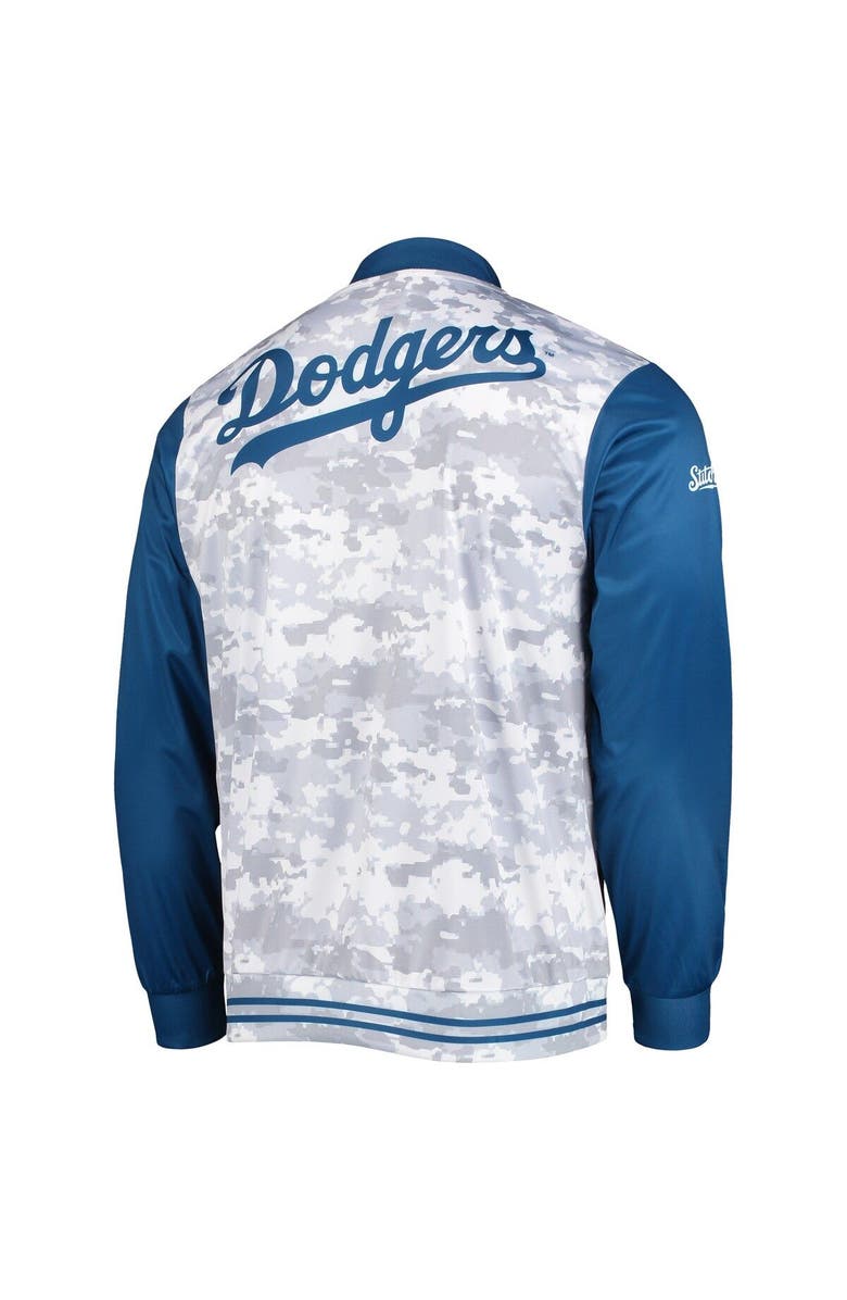 STITCHES Men's Stitches Royal Los Angeles Dodgers Camo Full-Zip Jacket, Alternate, color, 